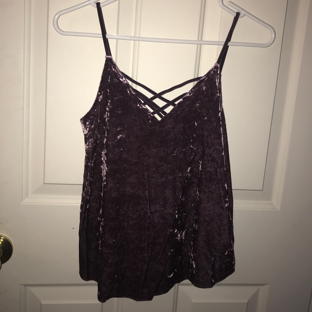 American Eagle Velvet Tank Top